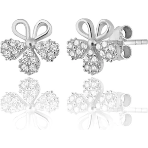 Zanaat Silver 925 Ayar Gümüş Çiçek Modeli Küpe