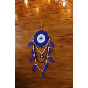 BH Bohem Handmade Bohem Handmade Nazar Boncuğu Düş Kapanı Dreamcatcher  Hediyelik Duvar Süsü Ev Dekorasyonu D002