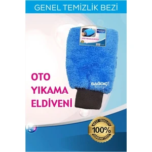 Sağdıç Saraciye Mikrofiber Oto Araç Yıkama Eldiveni OTOBEZ001