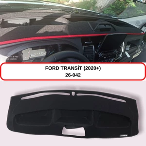 Ford Transit ( 2020 + ) Kapaklı - Torpido Koruma Kılıfı 3d Koruyucu Halı Örtü
