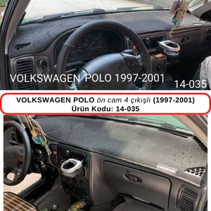 Volkswagen Polo (Ön Cam 4 Çıkışlı) (1997-2001) Torpido Koruması / Halısı / Örtüsü / Kılıfı