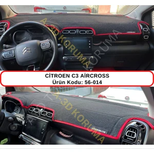 Citroen C3 Aircross Torpido  Koruması / Halısı / Örtüsü
