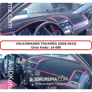 Volkswagen Touareg (2002-2010) Torpido Koruma Kılıfı 3d Koruyucu Halı Örtü
