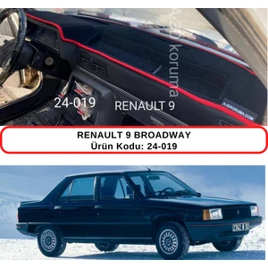 Renault 9 Broadway R9 Torpido Koruma Kılıfı 3d Koruyucu Halı Örtü
