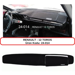 Renault 12 R12 Toros Torpido  Koruma Kılıfı / 3d Koruyucu Halı / Örtü