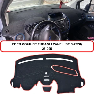 Ford Courier (2013-2020) Ekranlı Torpido  Koruması / Halısı / Örtüsü