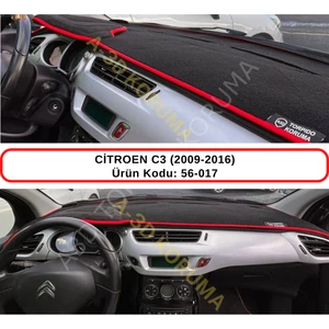 Citroen C3 (2009-2016) Torpido  Koruması / Halısı / Örtüsü