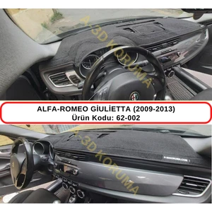 Alfa-Romeo Giulietta (2009-2013) Torpido Koruma Kılıfı 3d Koruyucu Halı Örtü