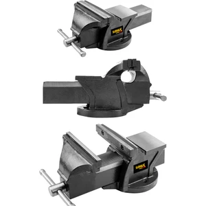Germany Pro 80MM 3" Sabit Tabanlı Özel Alaşım Paslanmaz Çelik Sabit Tezgah Masa Mengenesi Örslü
