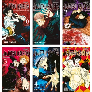 Jujutsu Kaisen 0-1-2-3-4-5. Ciltler Manga Seti
