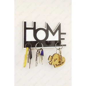 Diji Wood Dekoratif Home Yazılı Ahşap Anahtar Askısı