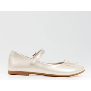 Kız Çocuk Soft Tabanlı İnci Rugan Babet