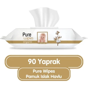 Pure Baby Pure Pamuk Islak Havlu