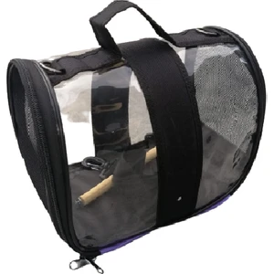 Aqua Home Kuş Taşıma Çantası - Tünekli 30X22X20CM - Mor