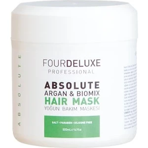 Four Deluxe Yoğun Bakım Maskesi 500 ml Keratin ve Doğal Yağlarla Güçlendirilmiş Saçlar için Özel Formül