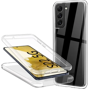 Samsung Galaxy S22 360 Kılıf Şeffaf Ön Arka Korumalı Silikon