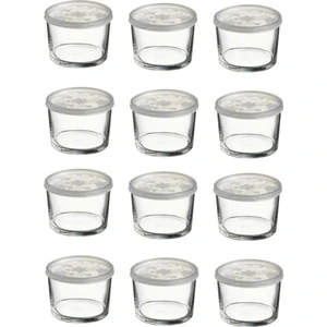 Kapaklı Cam Saklama Kabı 12 Li Kahvaltılık 220cc Fma07064