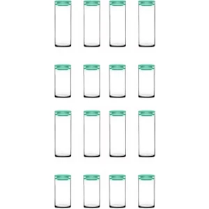 Breakfast Clup 16'Lı Turkuaz Kapaklı Vakumlu Kavanoz