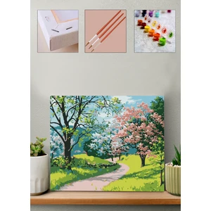 Saklı Bahçe Sayılarla Boyama Seti 40 x 50 cm