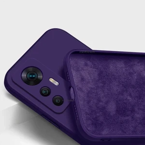 M.TK Moveteck Xiaomi Mi 12T ve Mi 12T Pro 6.67INÇ Kılıf Nano Içi Süet Kadife Doku Yumuşak Lansman Kapak