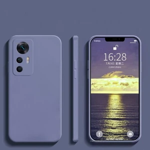 M.TK Moveteck Xiaomi Mi 12T ve Mi 12T Pro 6.67INÇ Kılıf Nano Içi Süet Kadife Doku Yumuşak Lansman Kapak