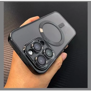 M.TK Moveteck Iphone 13 Pro Max Kılıf Kamera Camı Kaplamalı Parlak Renkli Magsafe Kablosuz Şarj Özellikli
