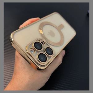 M.TK Moveteck Iphone 13 Pro Max Kılıf Kamera Camı Kaplamalı Parlak Renkli Magsafe Kablosuz Şarj Özellikli