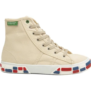 Benetton® | BN-30690-3114 Bej - Kadın Spor Ayakkabı