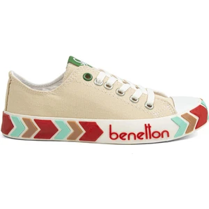 Benetton® | BN-30620-3374 Bej - Kadın Spor Ayakkabı