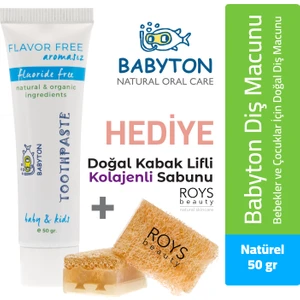 Çilek Aromalı Diş Macunu 50 gr Organik ve Florürsüz Bebekler İçin Güvenli