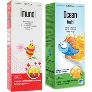 Şurup 150ML Ocean Multivitamin Multimineral Balık Yağı Multi Şurup 150ML