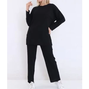 Kaşkorse Fitilli Kadın Alt-Üst Pijama Takımı