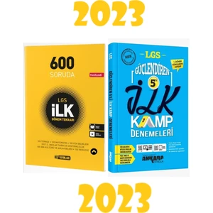 Hız Yayınları LGS “1. Dönem” 5'li Kamp Denemeleri - Hız Yayınları 8. Sınıf 600 Soruda Ilk Dönem Tekrarı