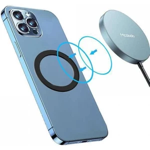 MG-0011 Android'i Magsafe'e Dönüştüren Metal Halka-Siyah