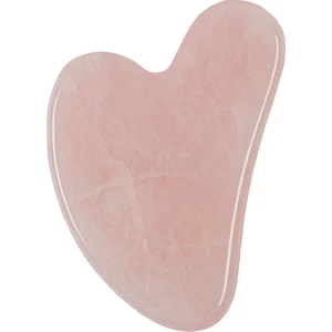 Doğaltaş Pembe Kuvars Kalp Gua Sha Yüz Masaj Aleti