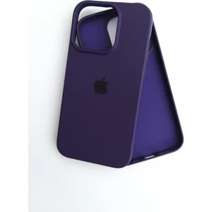 Pirok Store Apple iPhone 14 Pro (6.1) Uyumlu Lansman Içi Kadife Silikon Kılıf