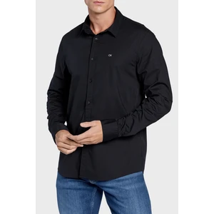 Calvin Klein Pamuklu Slim Fit Ince Poplin Streç Gömlek Erkek Gömlek K10K110856 Beh