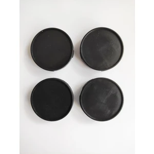 Düz Siyah Cms Jant Göbeği Jant Arması 55MM