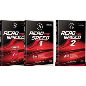 Akın Dil Eğitim Akın Dil Read For Speed 1 ve Read For Speed 2 2021 Güncellenmiş Yeni Kitap Set