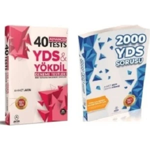 Akın Dil Eğitim Akın Dil YDS YÖKDİL 40 Advanced Deneme Testleri ve 2000 YDS Sorusu Set