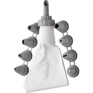 Krema Torbası Antrasit 9 Uçlu Sıkma Torbası--sym290123