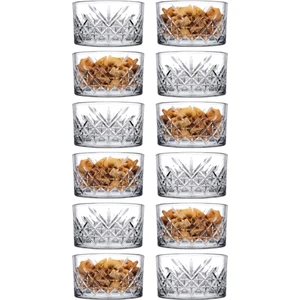 Beyaz 12'Li Timeless Çerezlik Kase - 225cc Pb12x530040