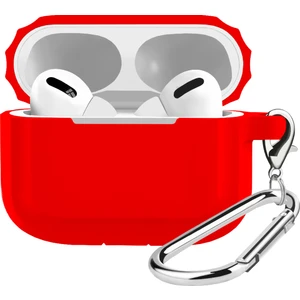 Buff Airpods Pro Rubber Silicone Case Red