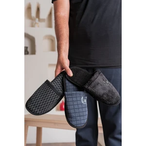 3'lü Kışlık Ev Terliği Kışlık Deri Terlik Misafir Terliği Çeyiz Bohça Terliği