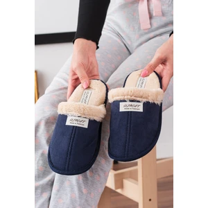 Içi Kürklü Ev Terliği Misafir Terliği Çeyiz Bohça Bahçe Terliği