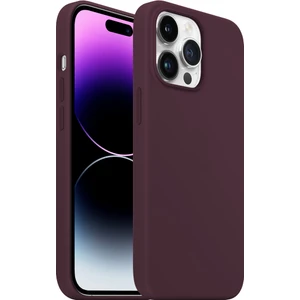 Buff iPhone 14 Pro Max Rubber Fit Kılıf Wine Red