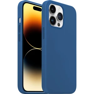 Buff iPhone 14 Pro Rubber Fit Kılıf Mid Blue
