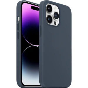 Buff iPhone 14 Pro Max Rubber Fit Kılıf Storm Blue