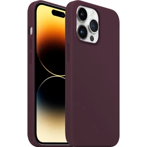 Buff iPhone 14 Pro Rubber Fit Kılıf Wine Red