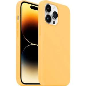 Buff iPhone 14 Pro Rubber Fit Kılıf Yellow